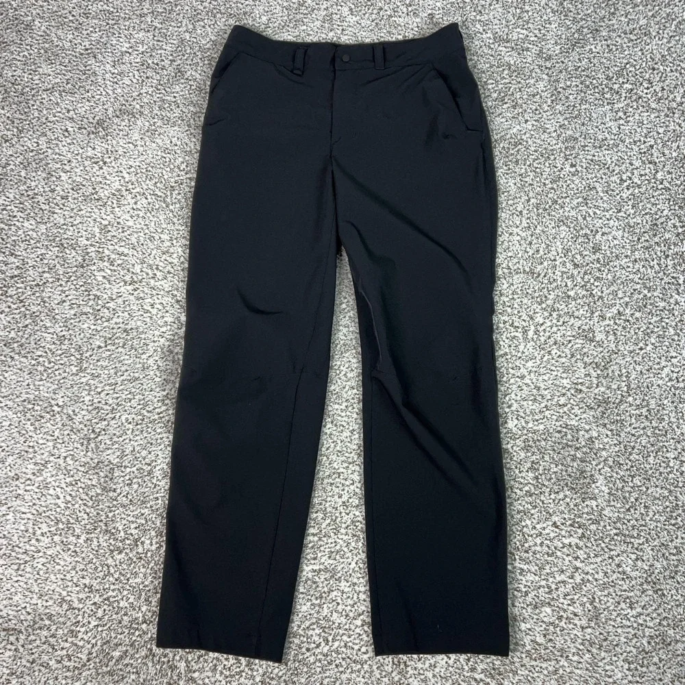 North Face Pants Mens 32x30 Black Chino Travel Hiking Casual Logo Gorp Outdoor